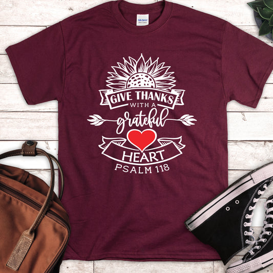 Give Thanks with a Grateful Heart Shirt