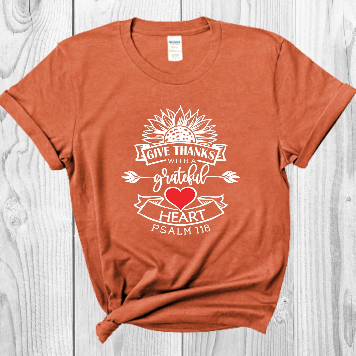 Give Thanks with a Grateful Heart Shirt