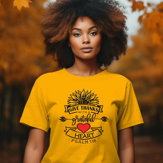 Anointed T Shirts Give Thanks Shirt
