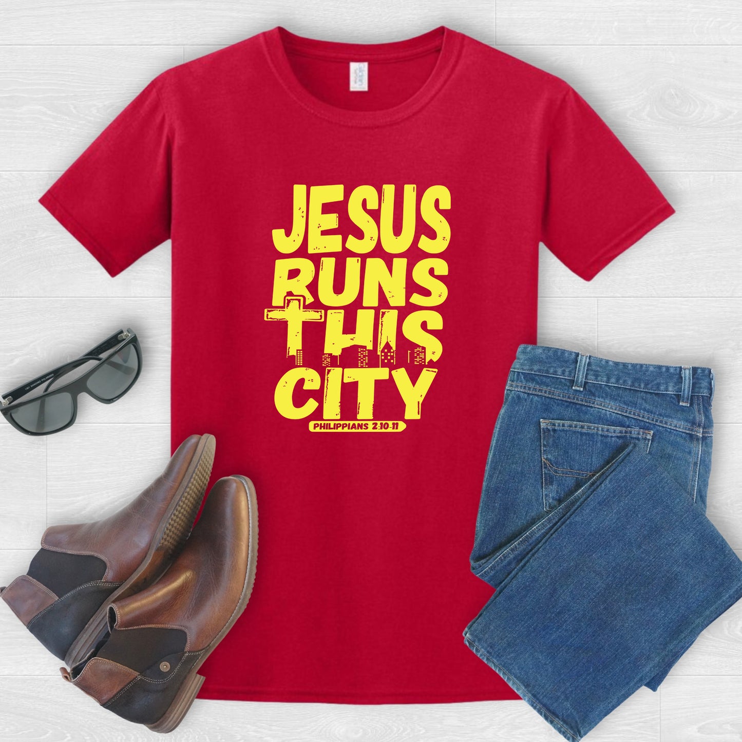 Jesus Runs This City Unisex Shirt