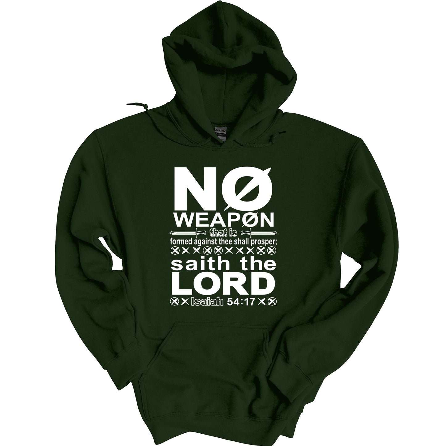 Anointed T Shirts No Weapon Christian Hoodie