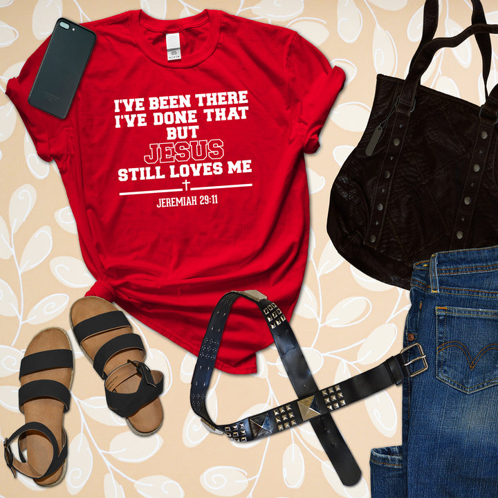 I've been there Christian Tee Red - Christian - t shirt - Anointed T Shirts