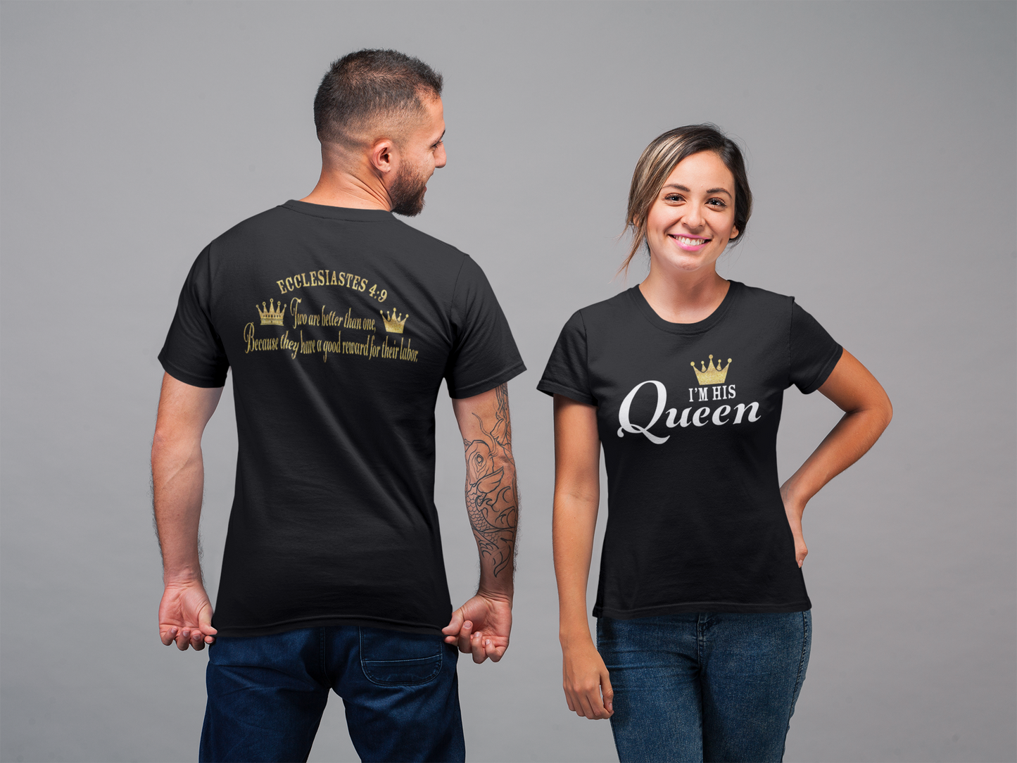 I'm her King Christian Shirt (Black) - Christian - t shirt - Anointed T Shirts
