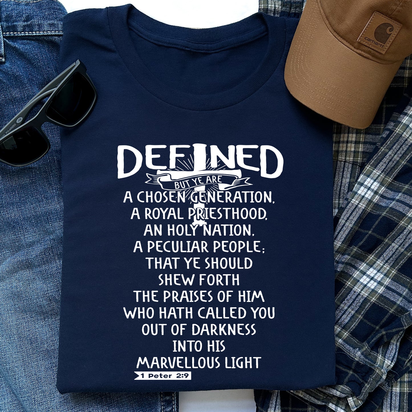 Defined | Christian Shirt | Unisex Bible Tee