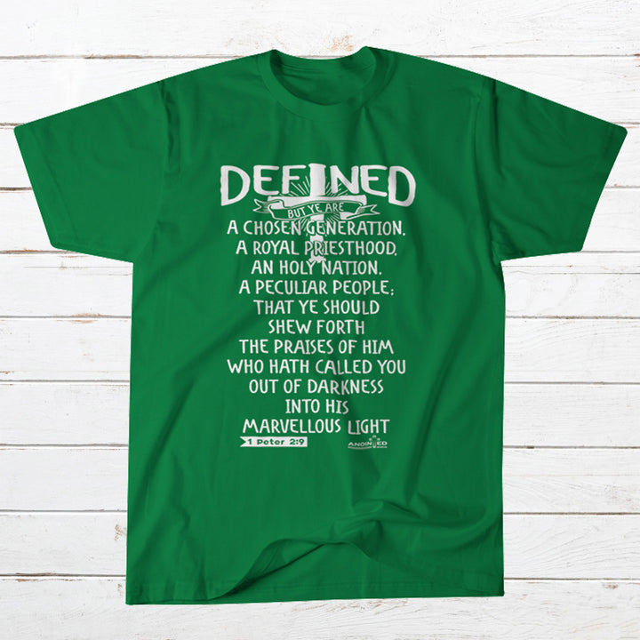 Defined Anointed T Shirts (Irish Green) - Christian - t shirt - Anointed T Shirts