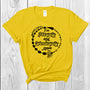 I'm Fearfully and Wonderfully Made Yellow Shirt | Women's Shirt | Christian Shirt | Bible Shirt