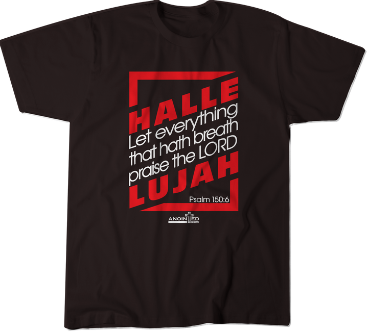 Hallelujah Christian Shirt - Christian - t shirt - Anointed T Shirts
