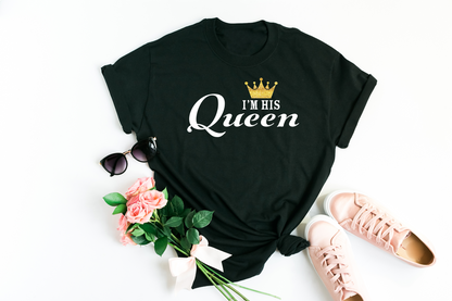 I'm his Queen Christian Shirt (Black) - Christian - t shirt - Anointed T Shirts