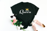 I'm his Queen Christian Shirt (Black) - Christian - t shirt - Anointed T Shirts