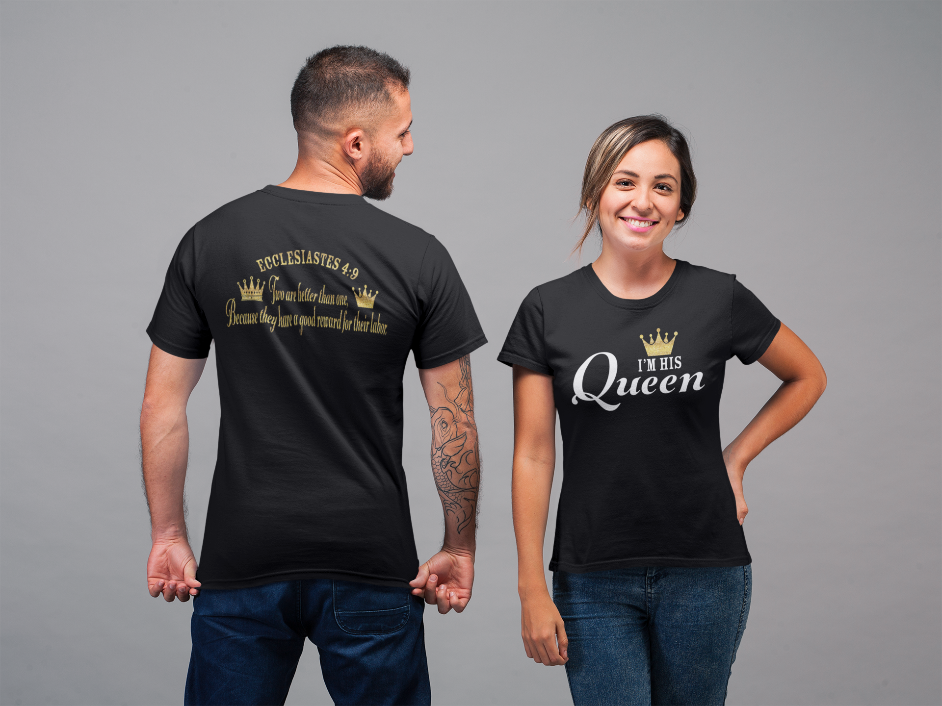 I'm her King Christian Shirt (Black) - Christian - t shirt - Anointed T Shirts